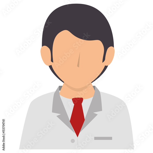 Male doctor avatar character vector illustration design © Gstudio