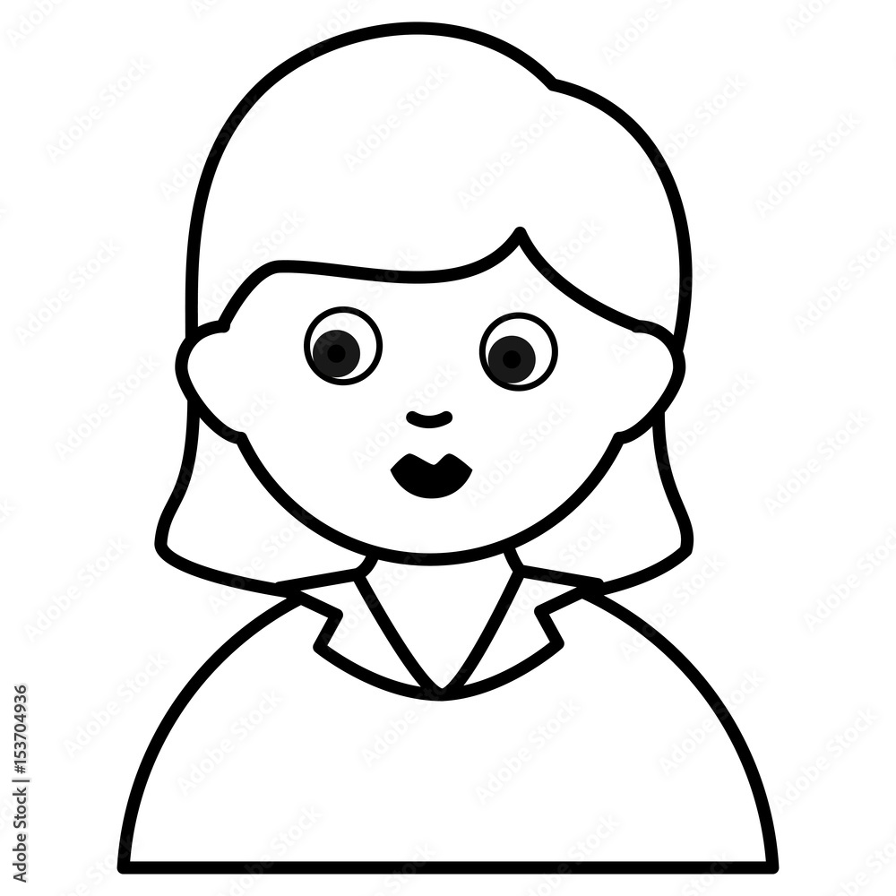 beautiful and young woman character vector illustration design beautiful and young woman character vector illustration design