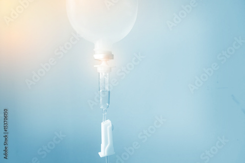  Saline solution from the bottle (Infusion)