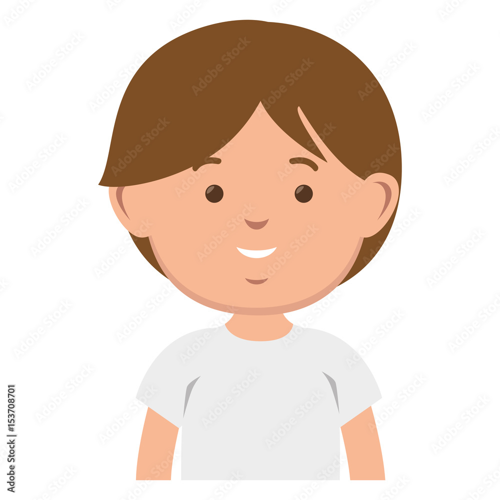 little boy avatar character vector illustration design little boy avatar character vector illustration design