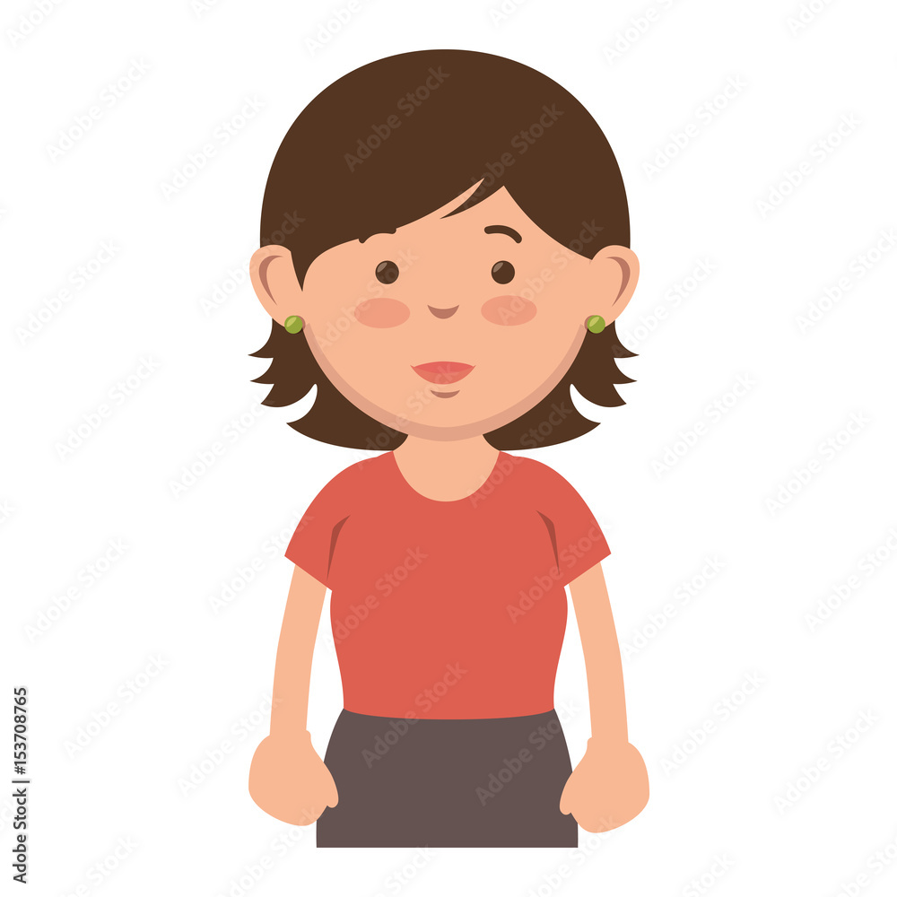 beautiful and young woman character vector illustration design beautiful and young woman character vector illustration design