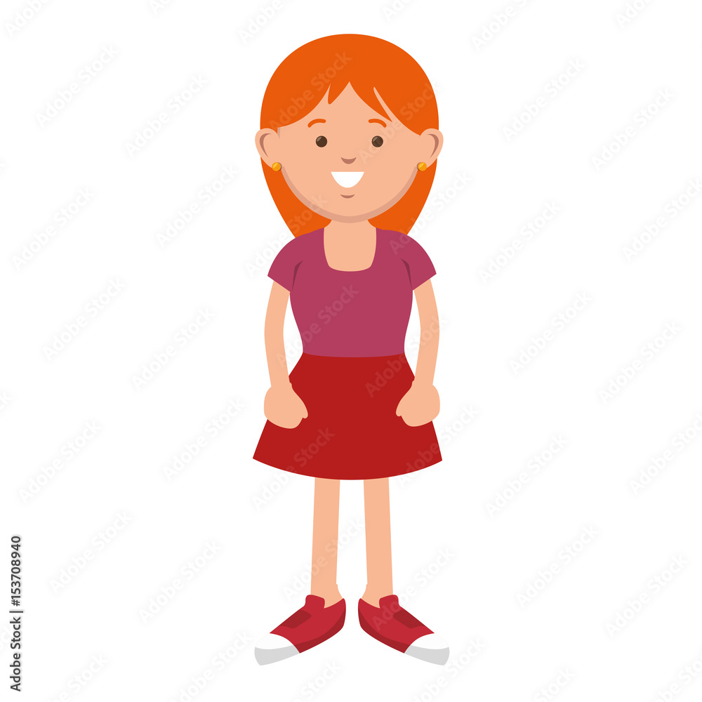 beautiful and young woman character vector illustration design beautiful and young woman character vector illustration design