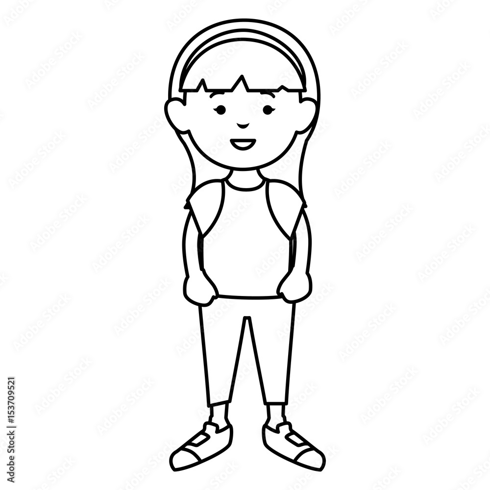 beautiful and young woman character vector illustration design beautiful and young woman character vector illustration design