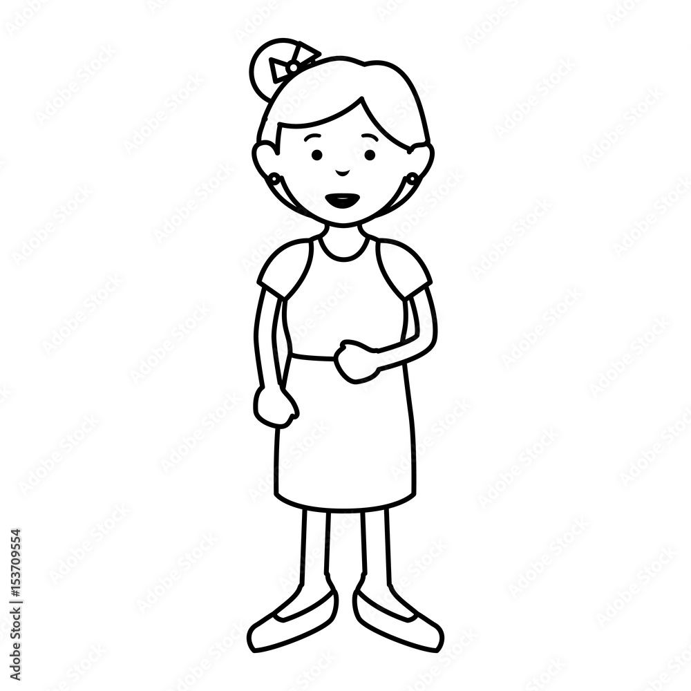 beautiful and young woman character vector illustration design beautiful and young woman character vector illustration design