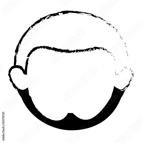 young man avatar character vector illustration design