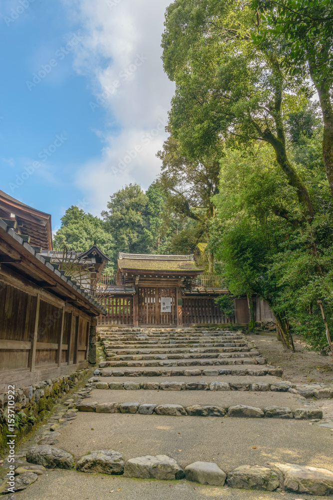 古都京都　上賀茂神社の境内風景