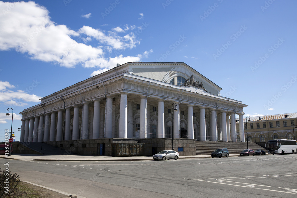 Saint-Petersburg, Russia. Old Saint Petersburg Stock Exchange	