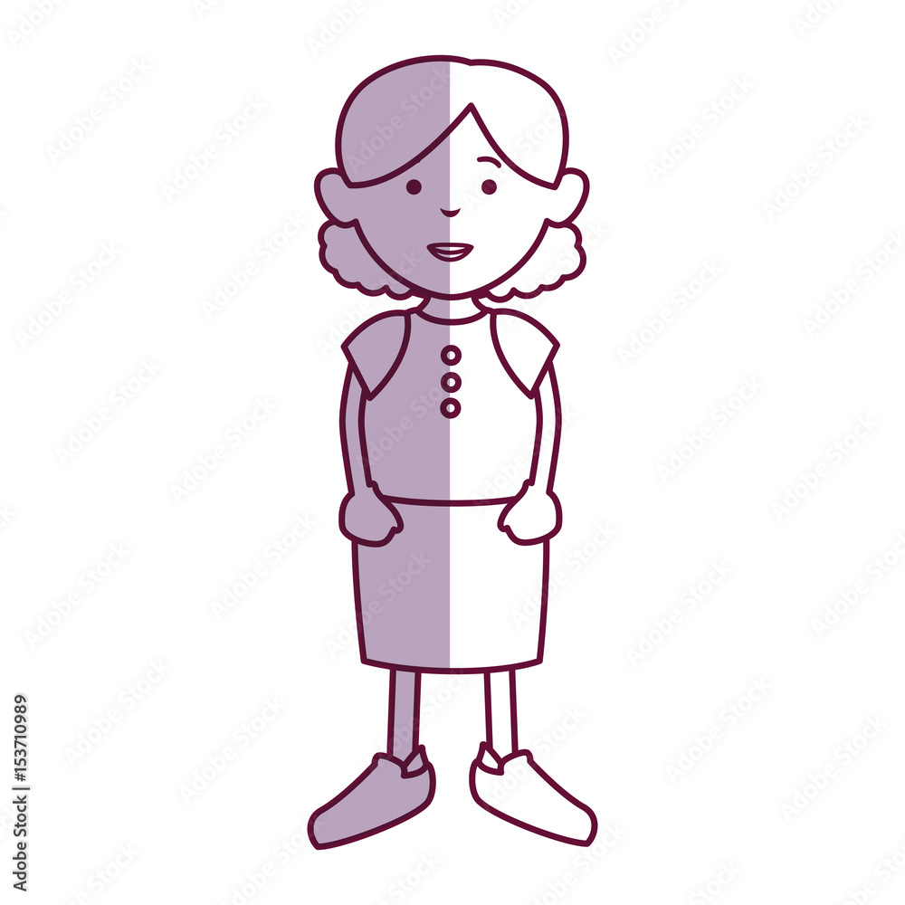 beautiful and young woman character vector illustration design beautiful and young woman character vector illustration design