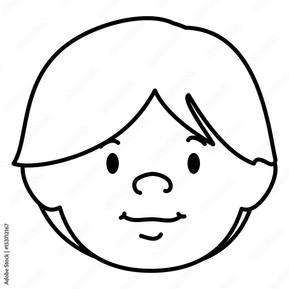 little boy avatar character vector illustration design little boy avatar character vector illustration design