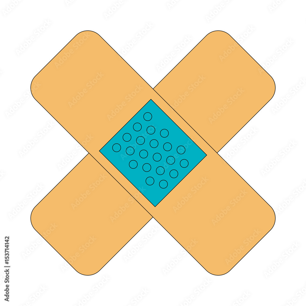 cure band medical icon vector illustration design cure band medical icon vector illustration design