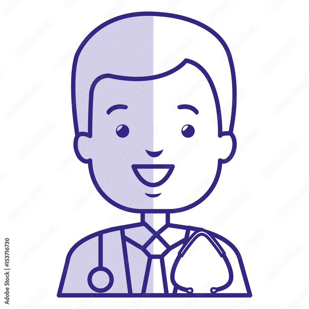 Male doctor avatar character vector illustration design Male doctor avatar character vector illustration design