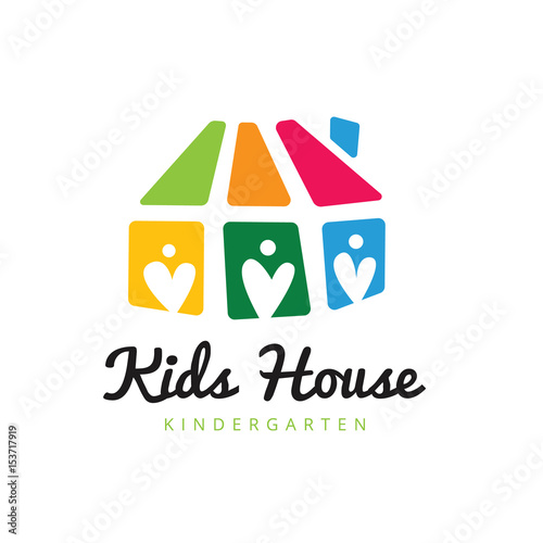 kids logo, education logo, family logo, toy logo, media and children brand identity 