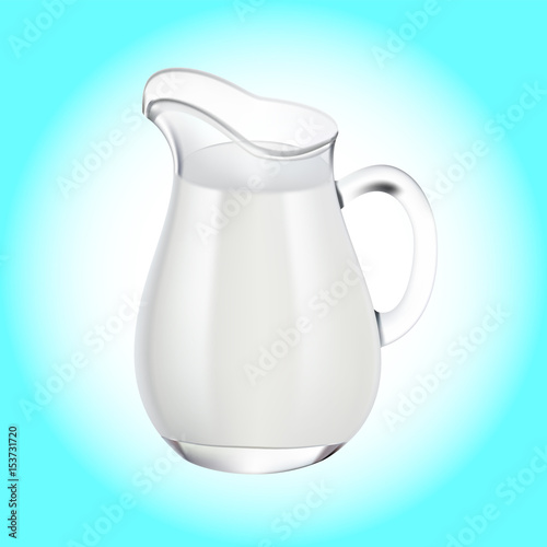 close up of milk on blue background