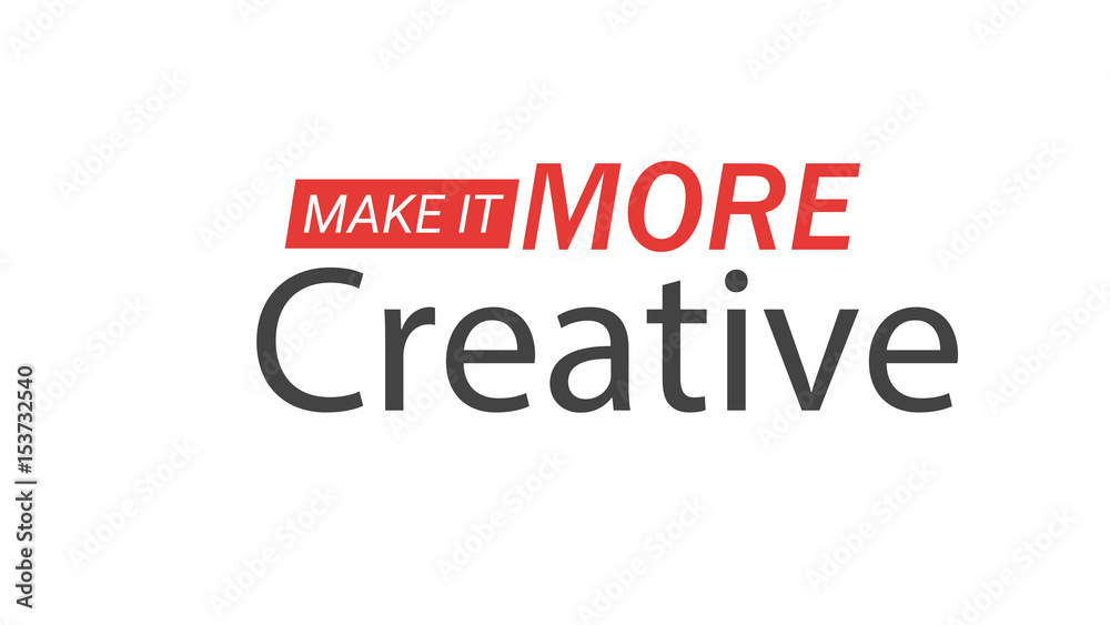 Make It More Creative Typography Design