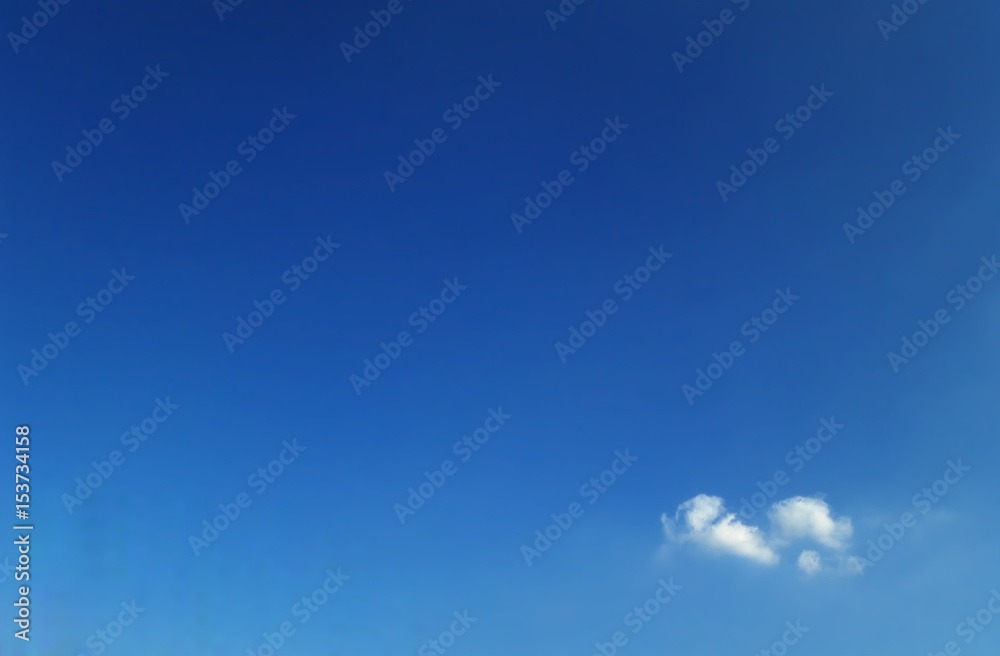 Backgroud of clear blue sky and soft tiny clouds with text space Backgroud of clear blue sky and soft tiny clouds with text space