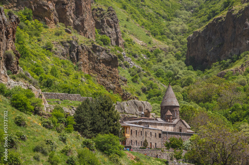 A view to Geghard monastery, Armenia photo