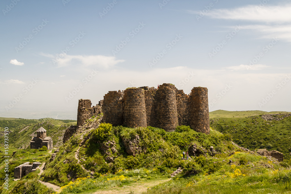 Ruins of the medieval Amberd castle, Armenia