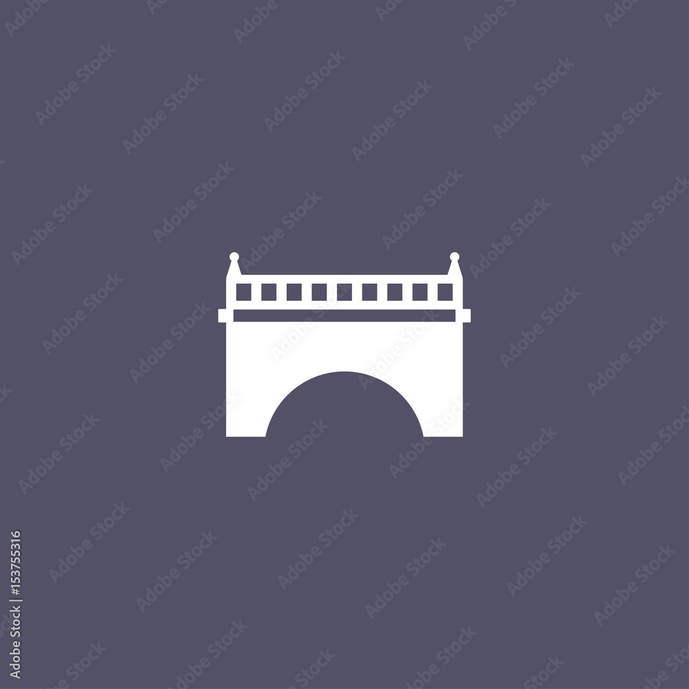 simple bridge icon simple bridge icon