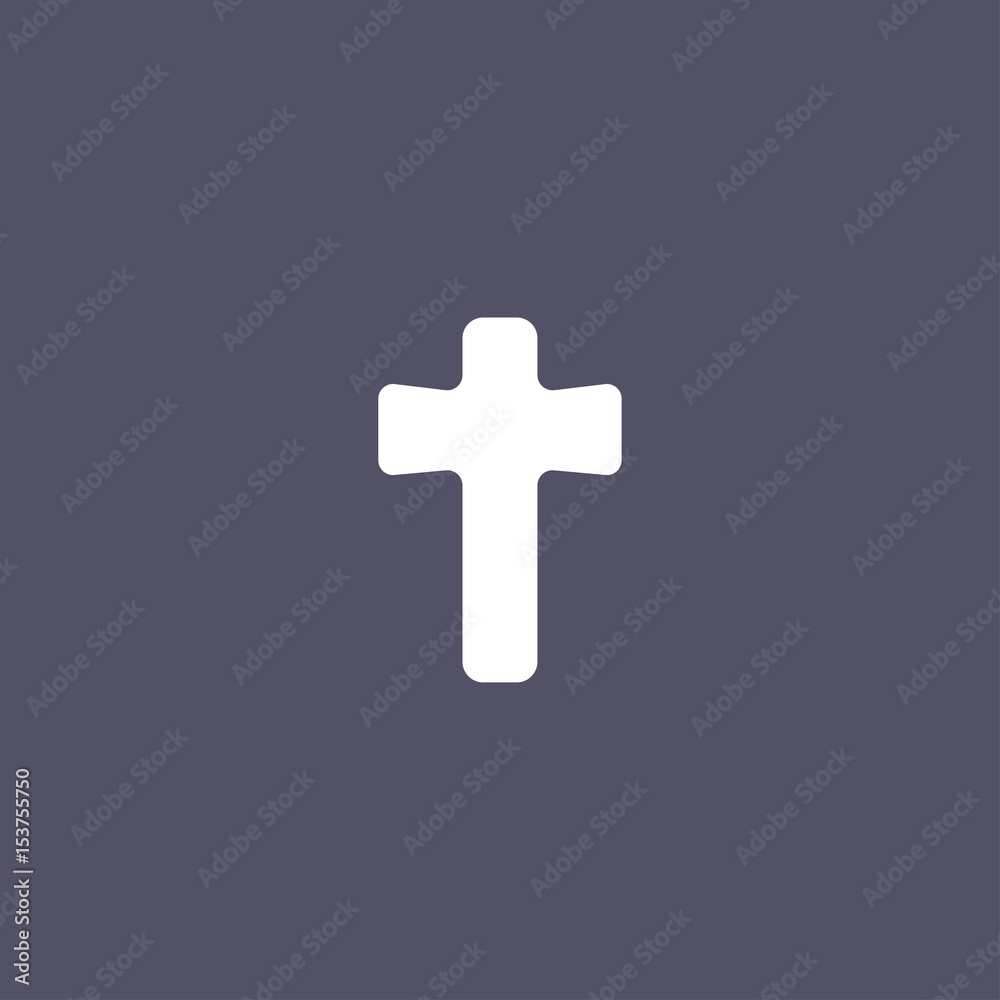 Obraz premium simple cross icon
