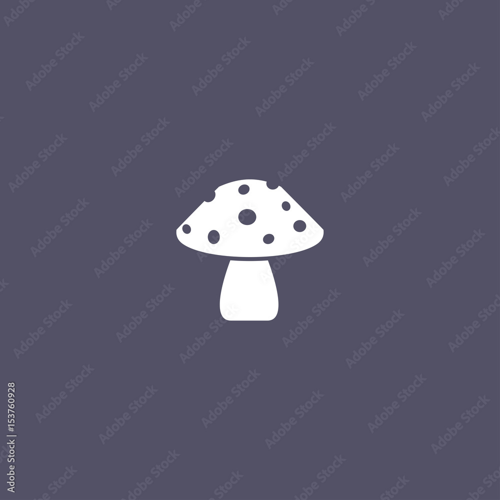 mushroom icon. vegetable sign mushroom icon. vegetable sign