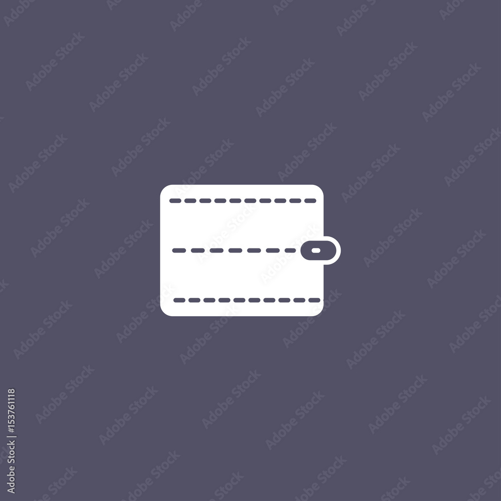Wallet icon. for keep money Wallet icon. for keep money