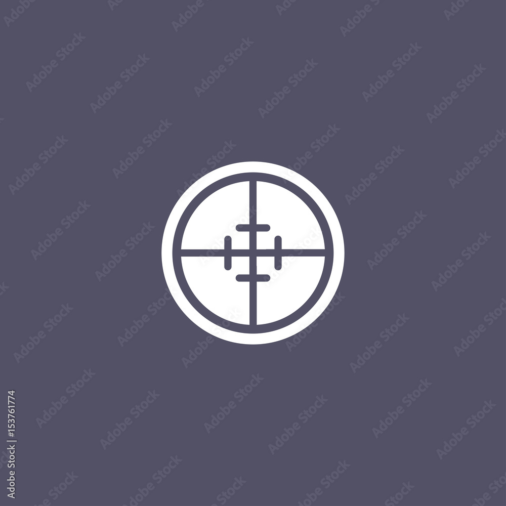 crosshair icon. war sign
