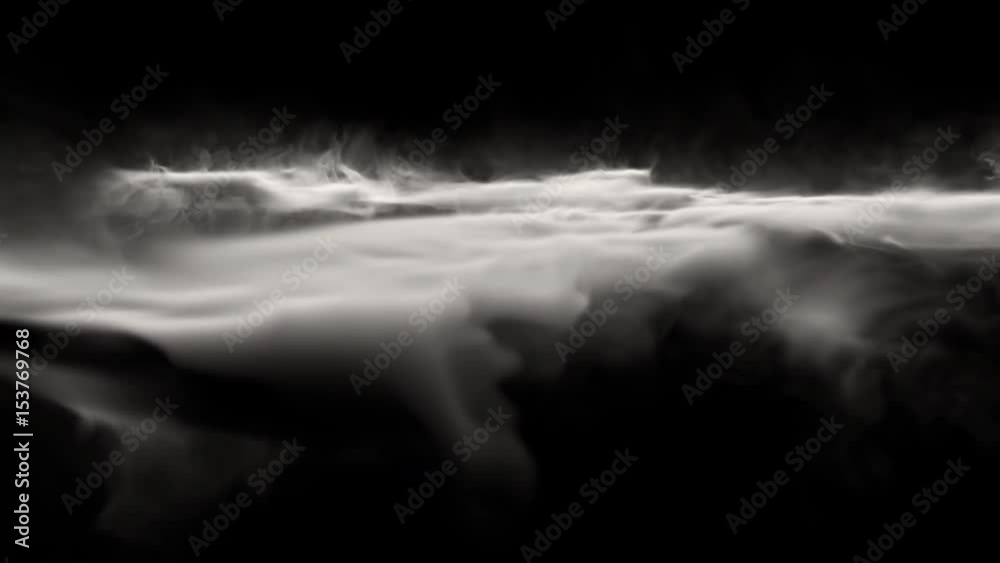 Twirling Stratus Clouds Cyclone Sandstorm Mystic Fog with Alpha 