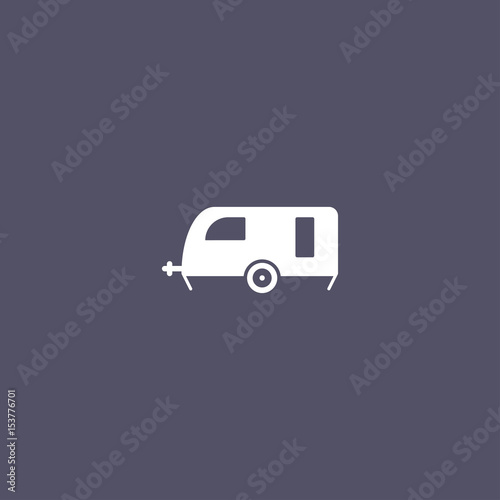 Caravan icon for travel