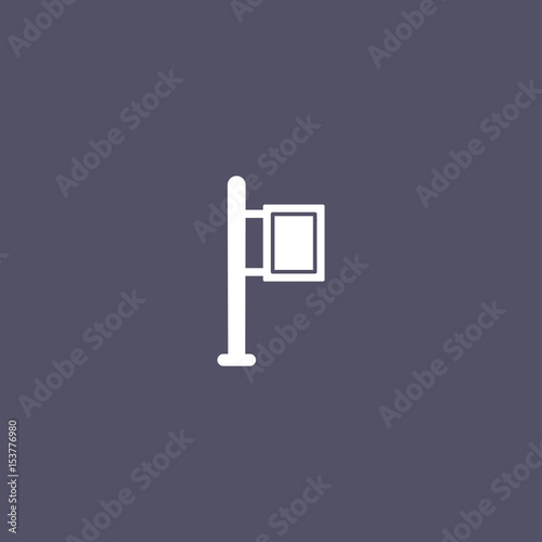 streetlight icon for light way