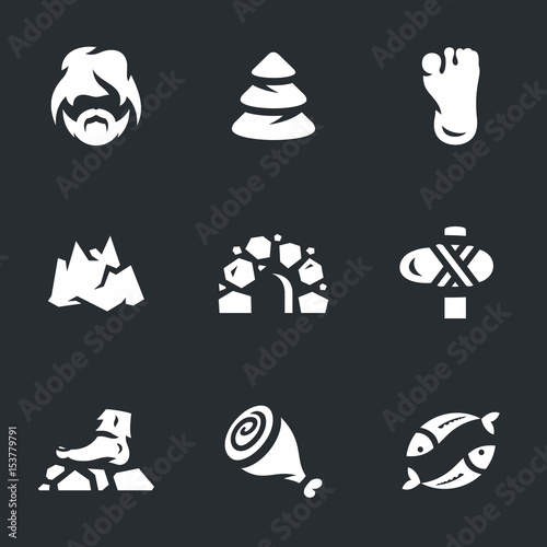 Vector Set of Yeti Icons.