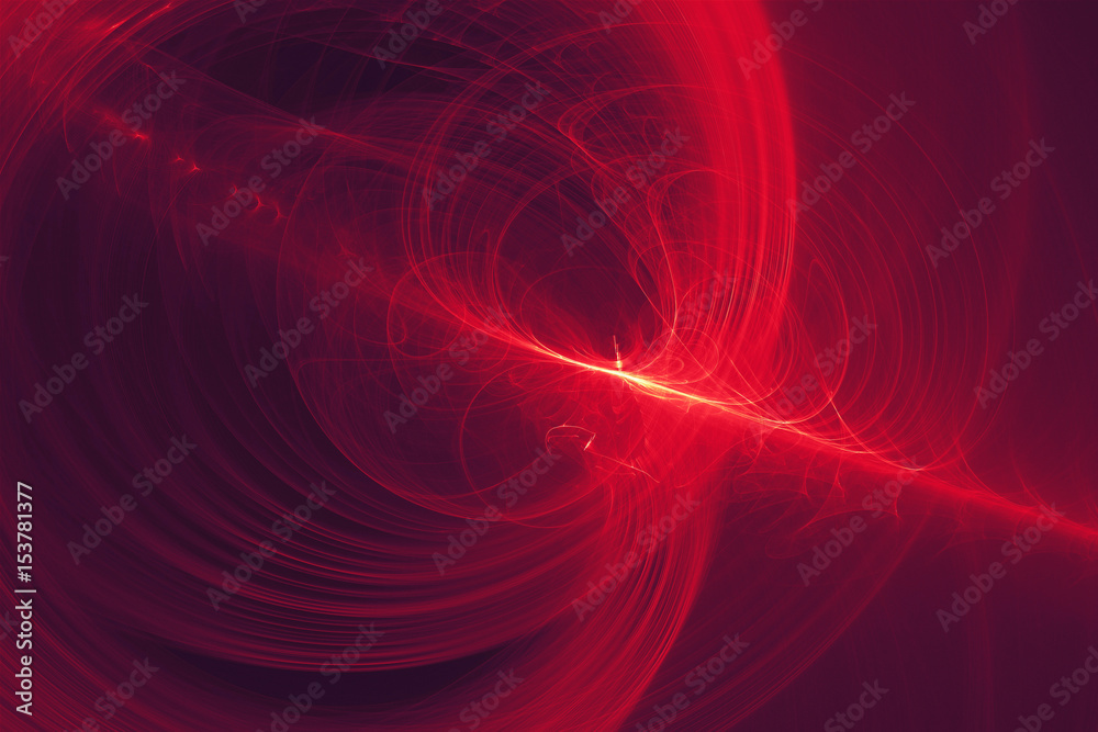 Rote Linien als abstrakter Hintergrund Stock Illustration | Adobe Stock
