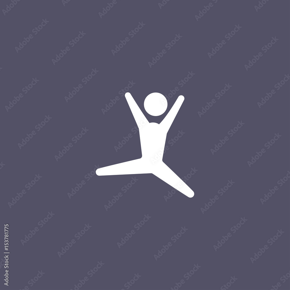 simple dancer icon simple dancer icon