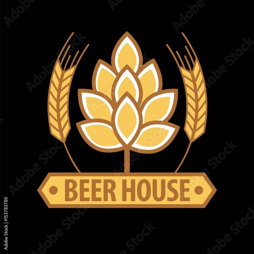 Beer house emblem template