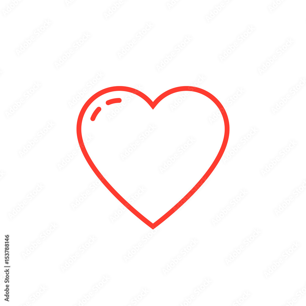 heart line icon, love outline vector logo illustration, linear pictogram isolated on white heart line icon, love outline vector logo illustration, linear pictogram isolated on white