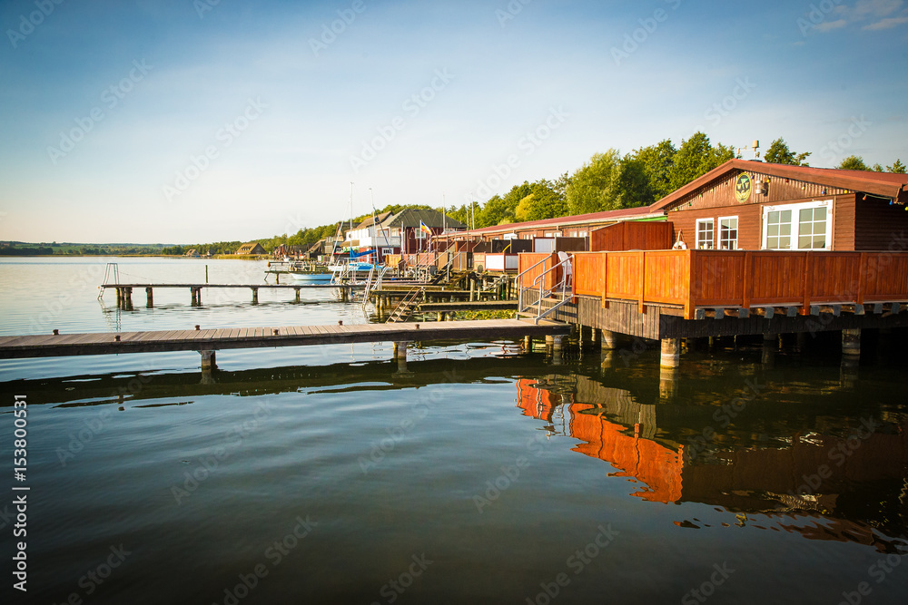 Inselsee Güstrow Bootshäuser