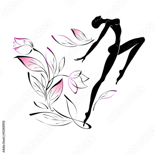 beautiful girl 9. slim girl dancing