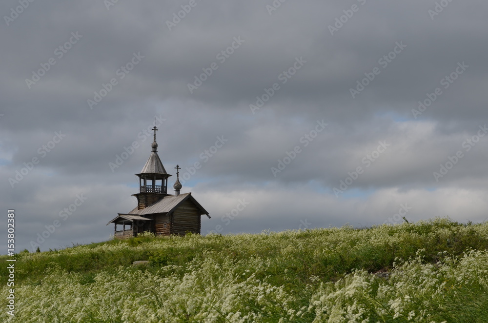 Church of the Resurerection of Lazarus on Kizhi island Karelia Russia