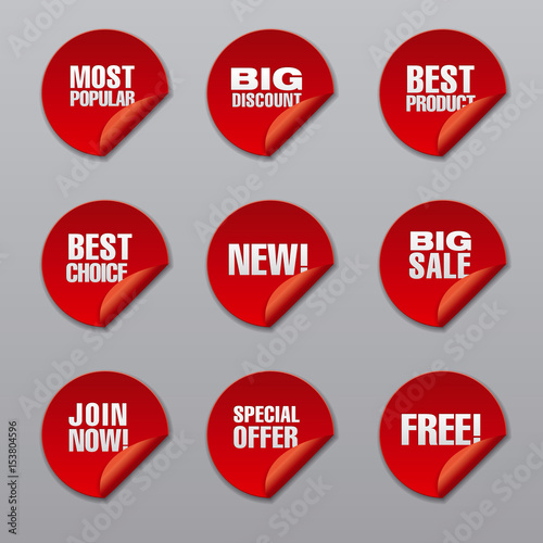 promotion discount stickers