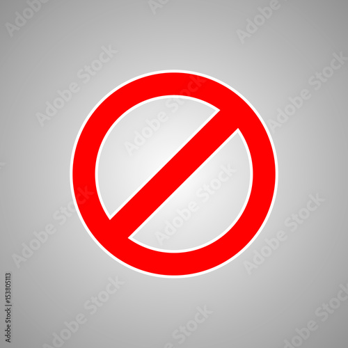 Stop danger sign