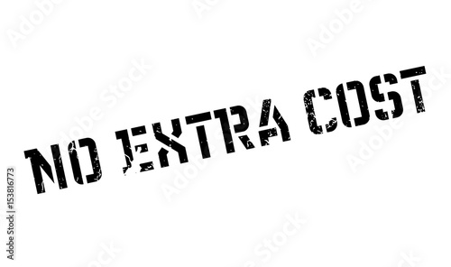 No Extra Cost rubber stamp. Grunge design with dust scratches. Effects can be easily removed for a clean, crisp look. Color is easily changed.