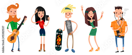 Six teenager set