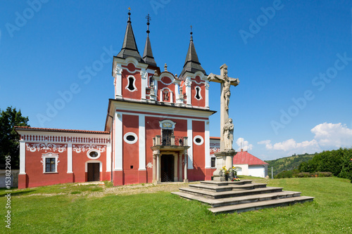 Konstfotografi baroque calvary complex, Presov, Slovakia