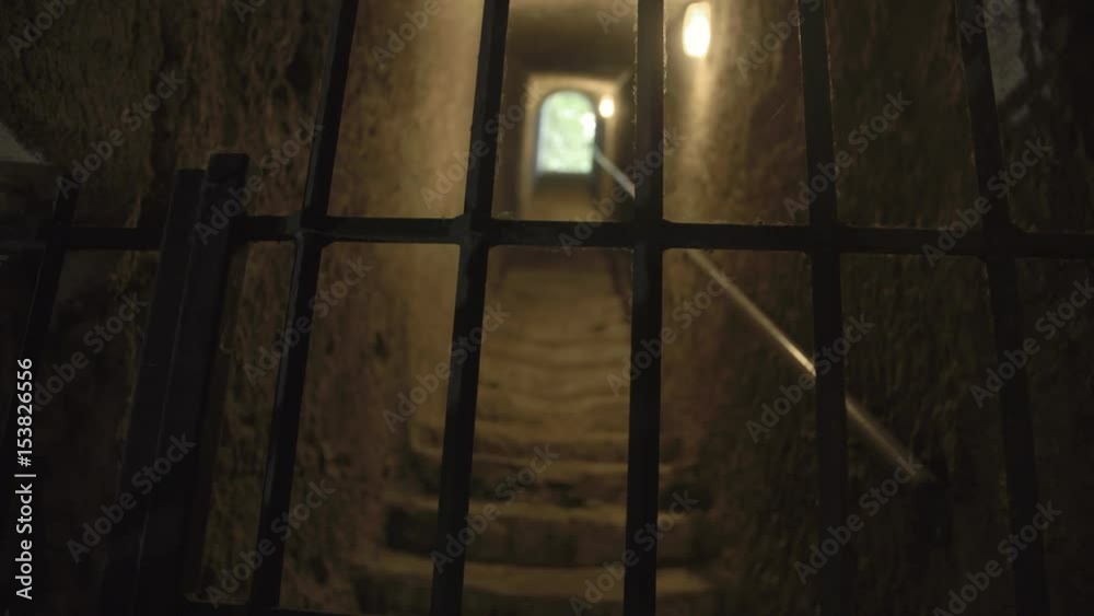 Basement iron gate closing 