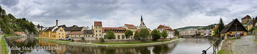 Cesky Krumlov. Czech Republic. Panorama of city