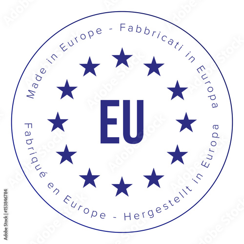 Made in Europe sign with translation