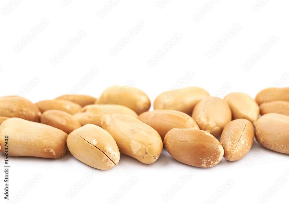 Pile of peanuts isolated Pile of peanuts isolated
