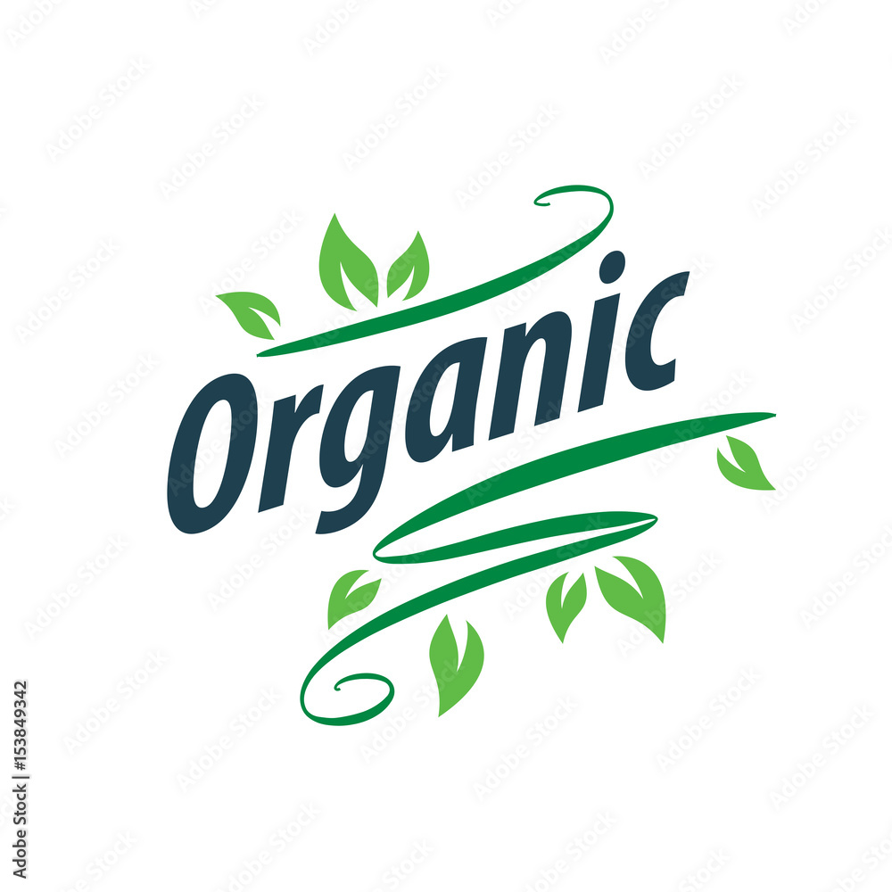 Obraz premium vector logo organic