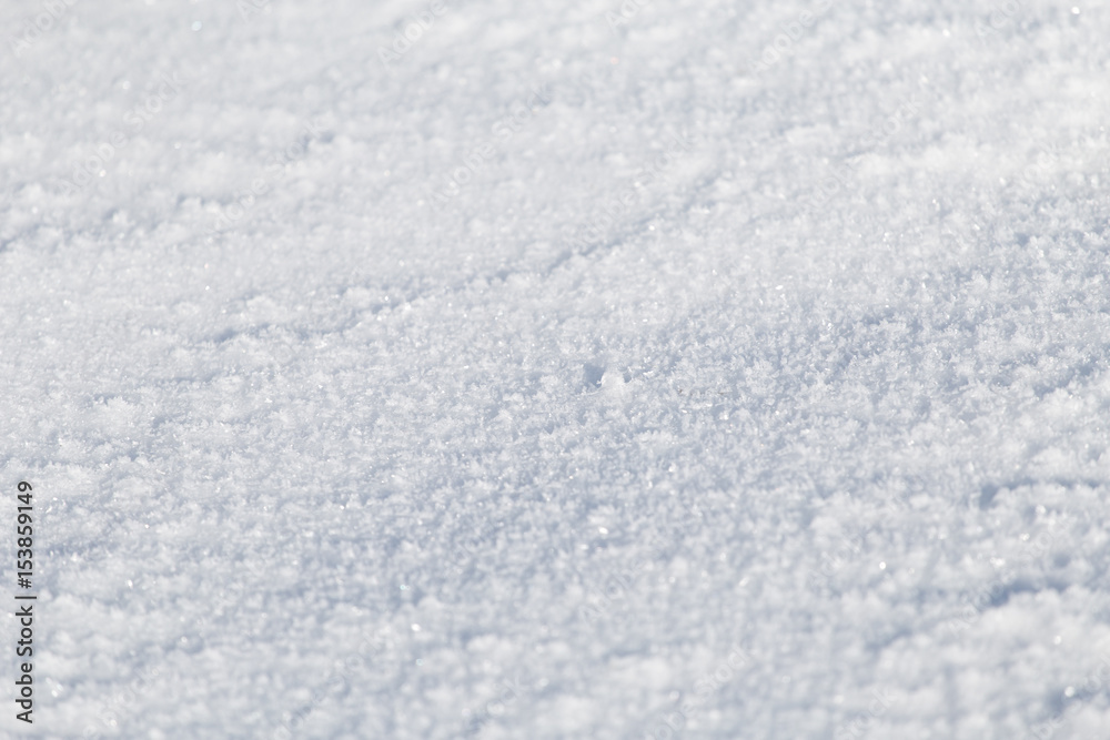 Closeup of a snow layer Closeup of a snow layer