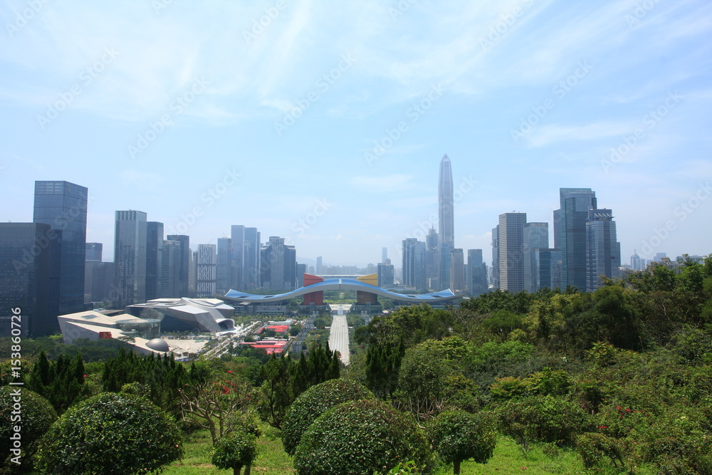 Obraz premium Skyline of Shenzhen, China