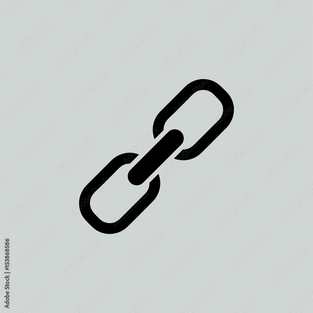 chain icon vector